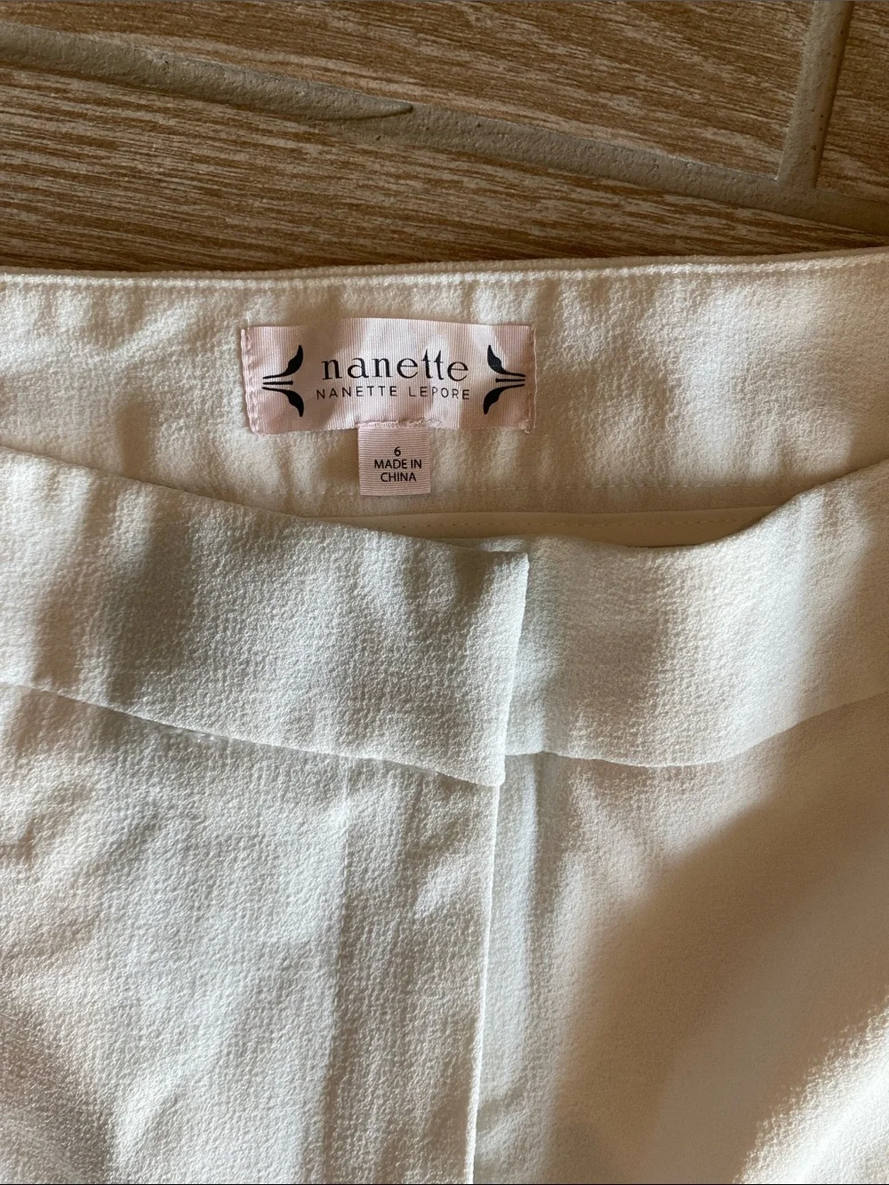 Nanette Lepore Kids Cream Wide-Leg Pants